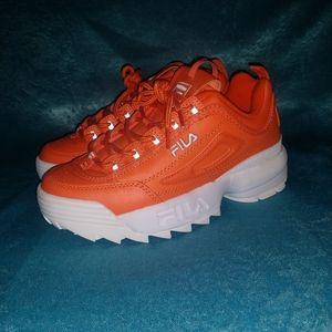 🌼OFFERS🌼 Fila Disruptor 2 Orange Shoes ll II
